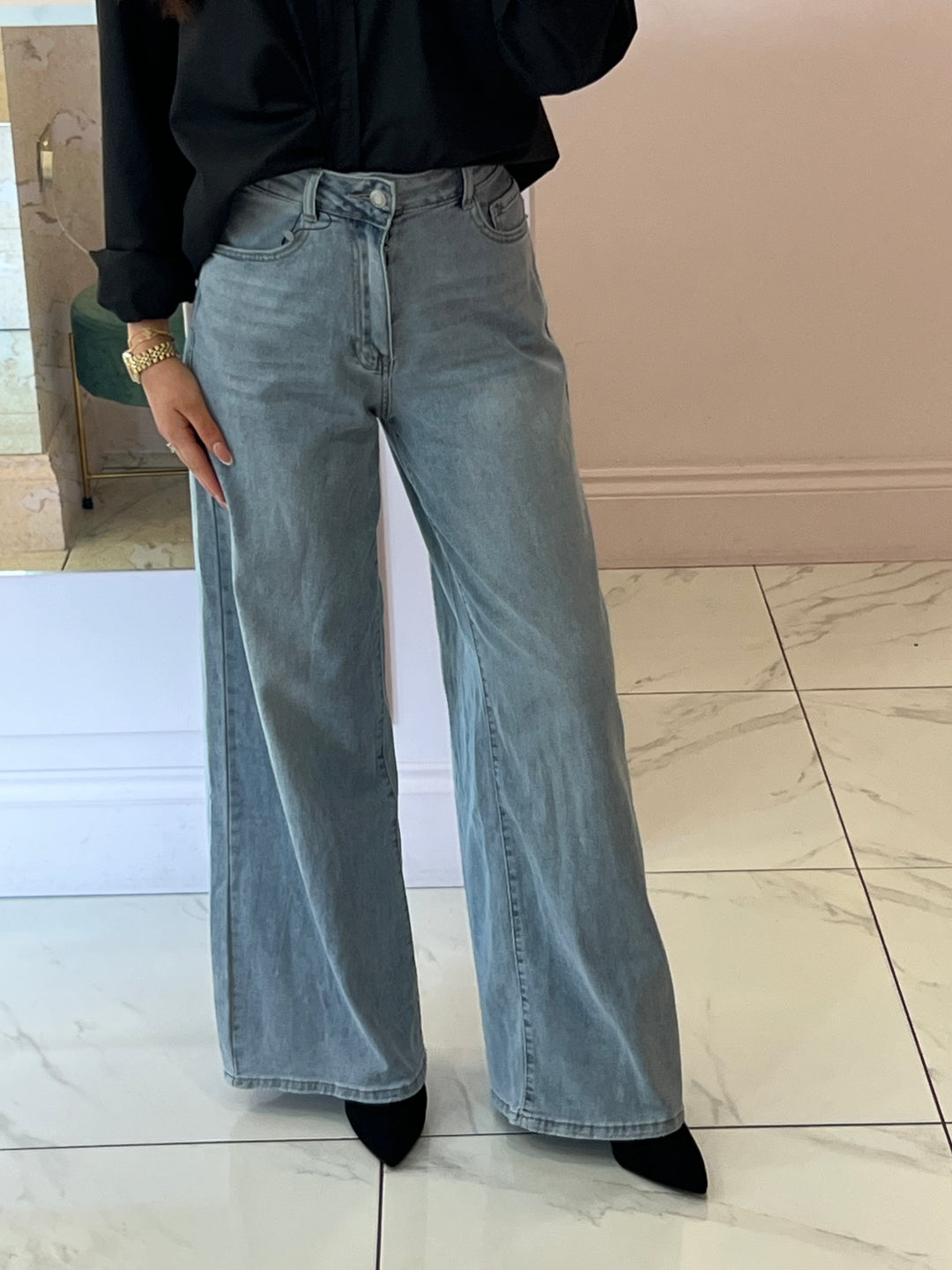 Millie Dad Fit Full Length Jeans