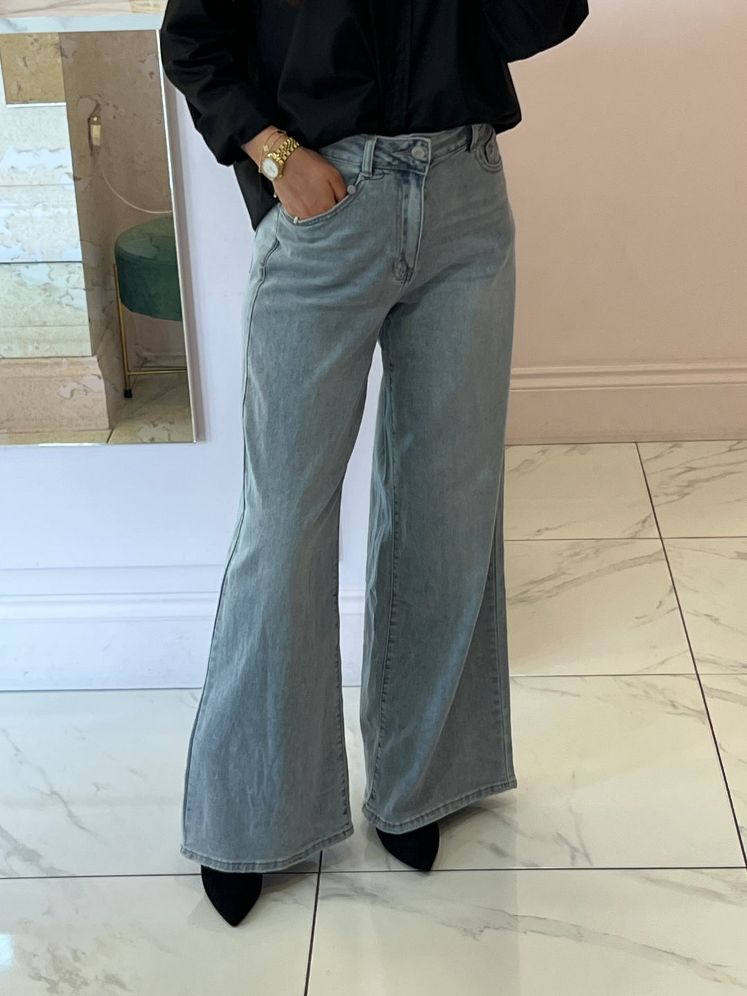 Millie Dad Fit Full Length Jeans