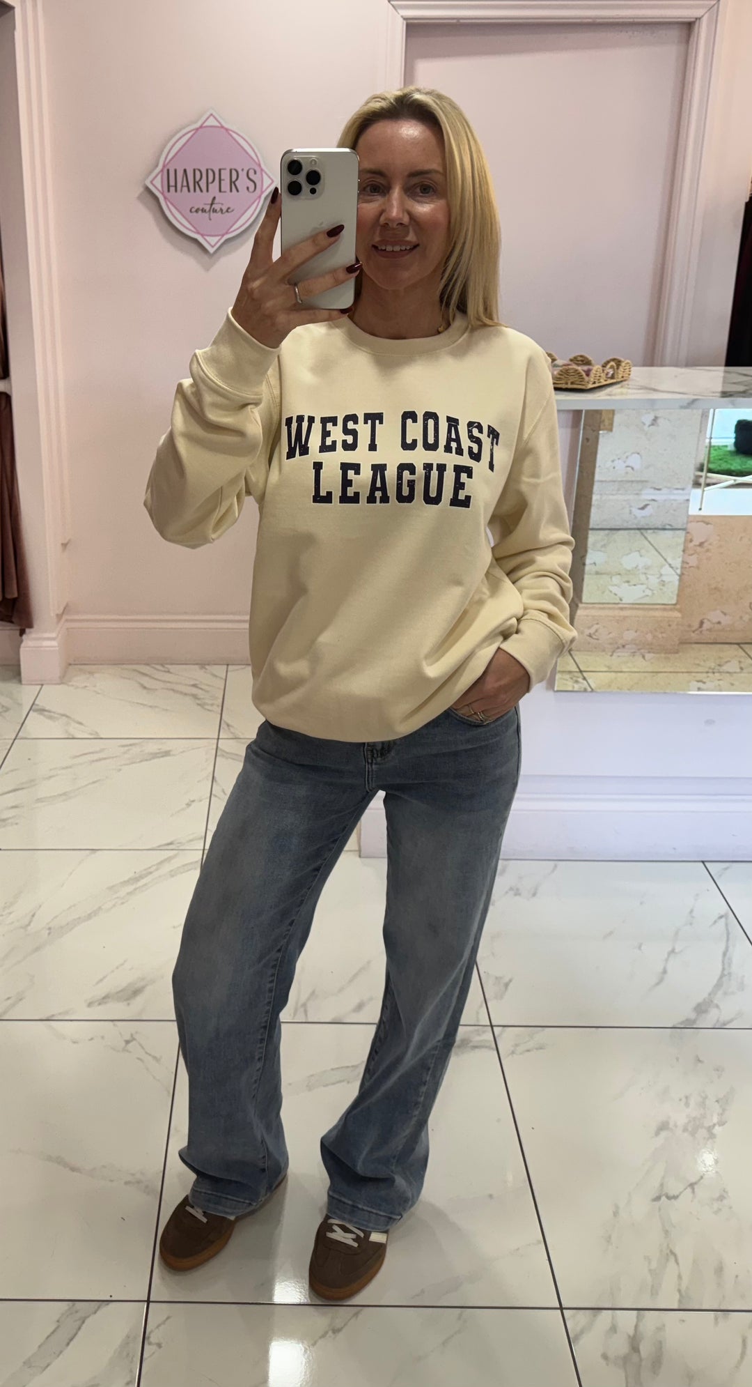 West Coast Cream Sweater/Jumper