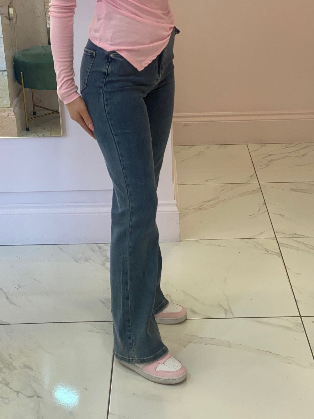 Nadine Skinny Flare Jeans