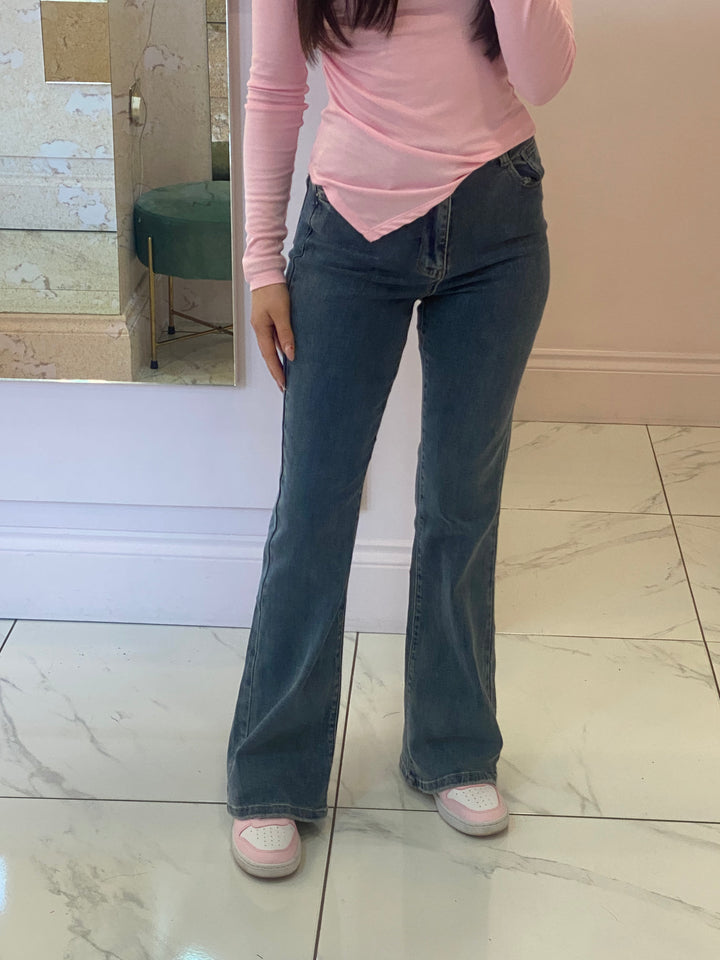 Nadine Skinny Flare Jeans
