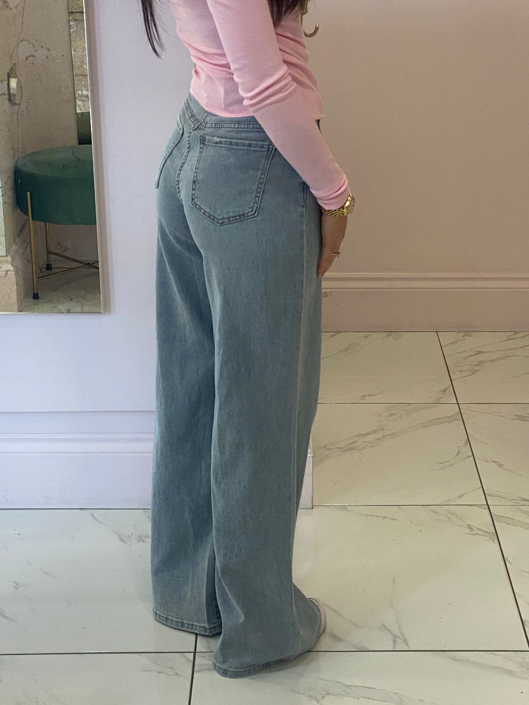 Millie Dad Fit Full Length Jeans
