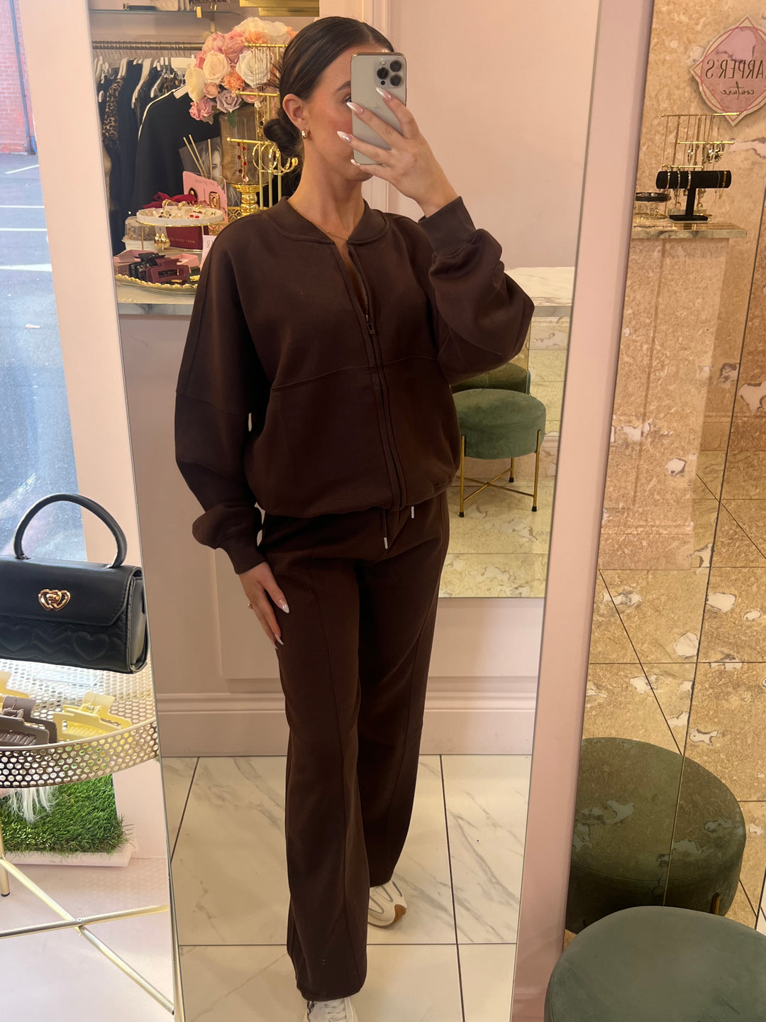 Milan Bomber Jacket & Trouser Lounge Set