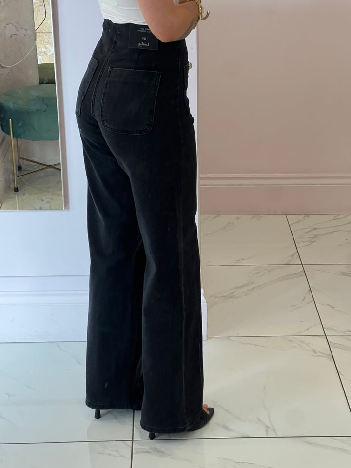 Celeste Wide Leg Denim Jeans