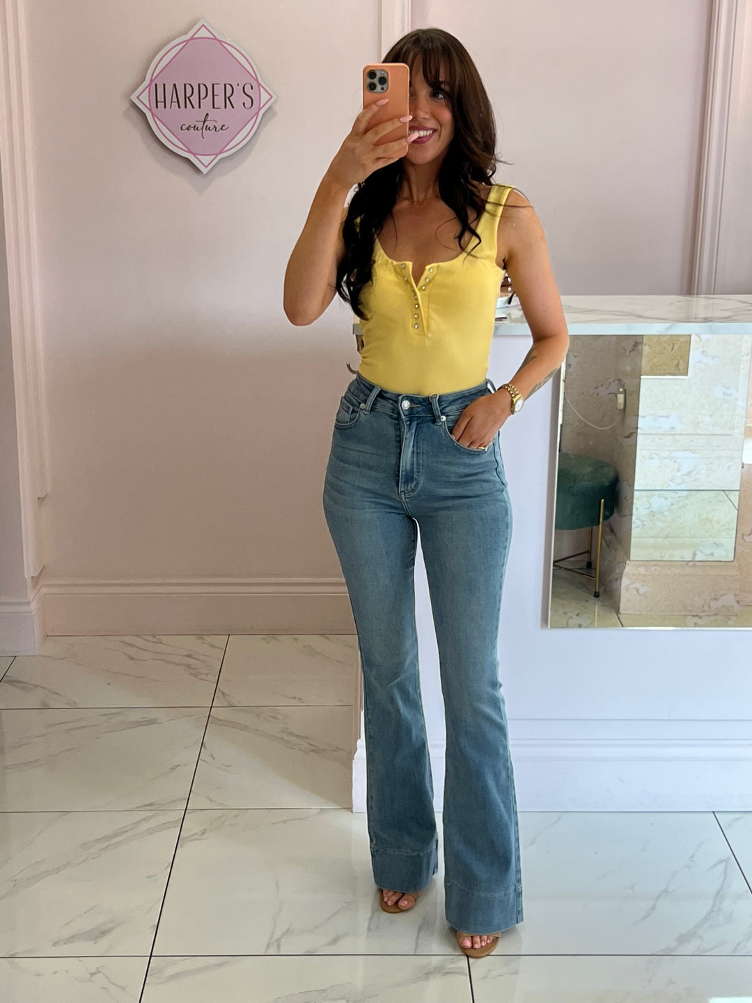 Verity Skinny Flare Jeans