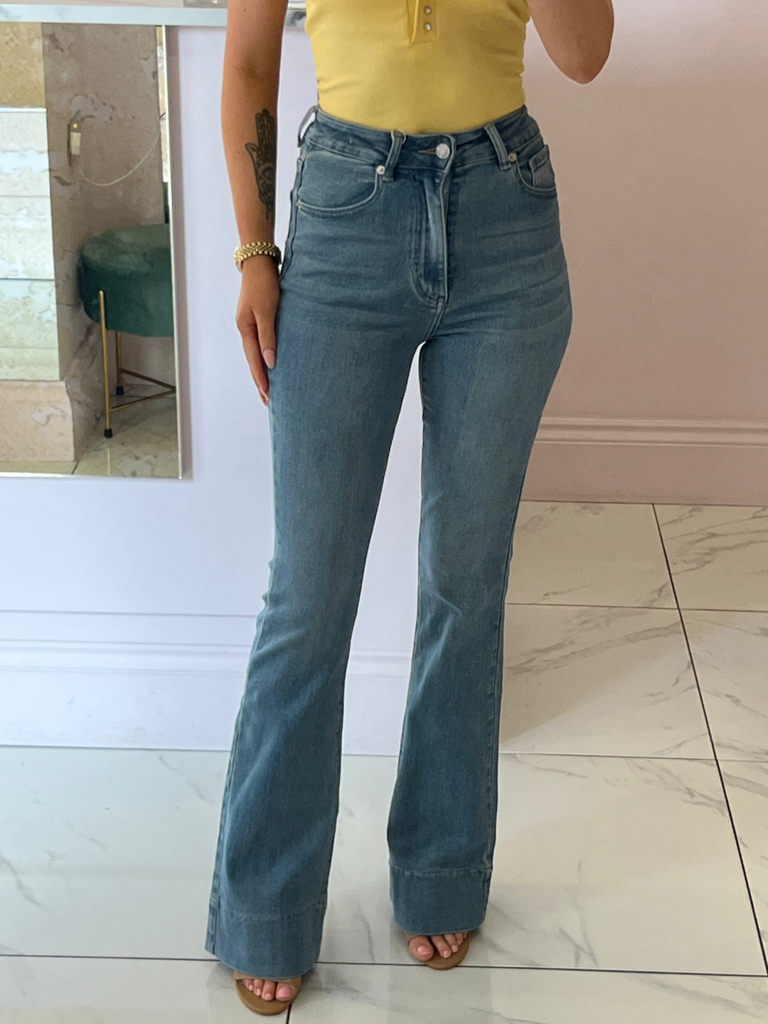 Verity Skinny Flare Jeans