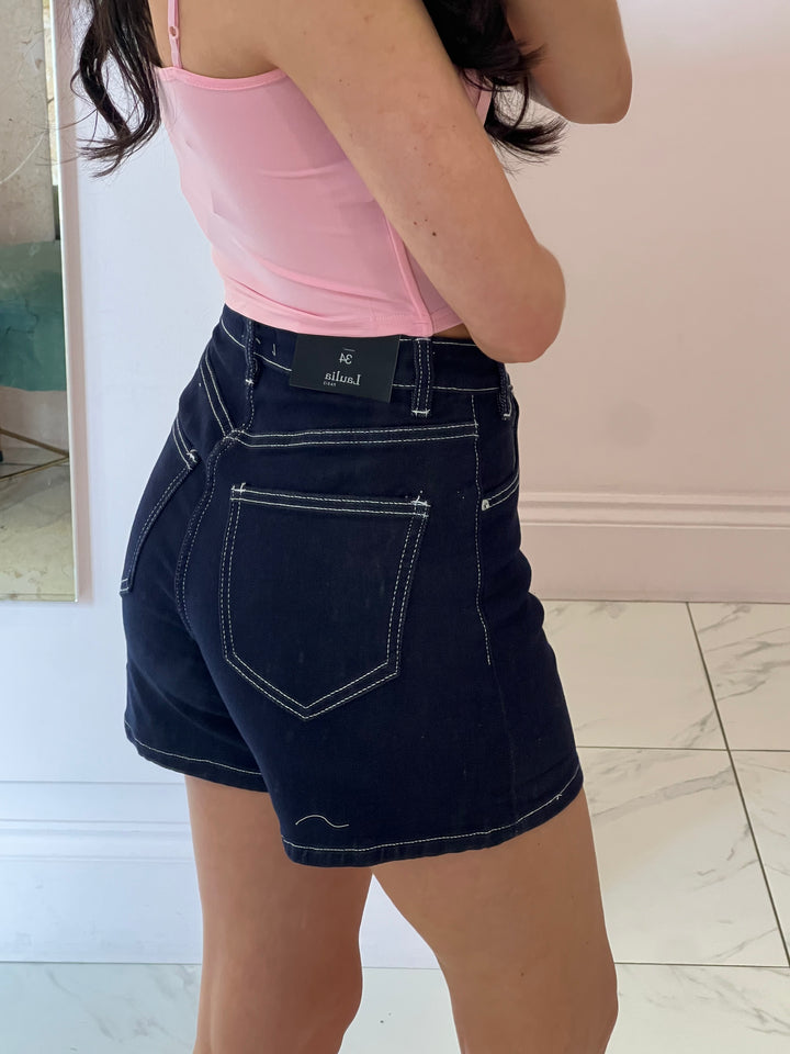 Laya Indigo Denim Shorts
