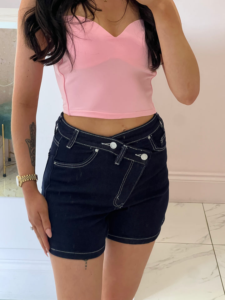 Laya Indigo Denim Shorts