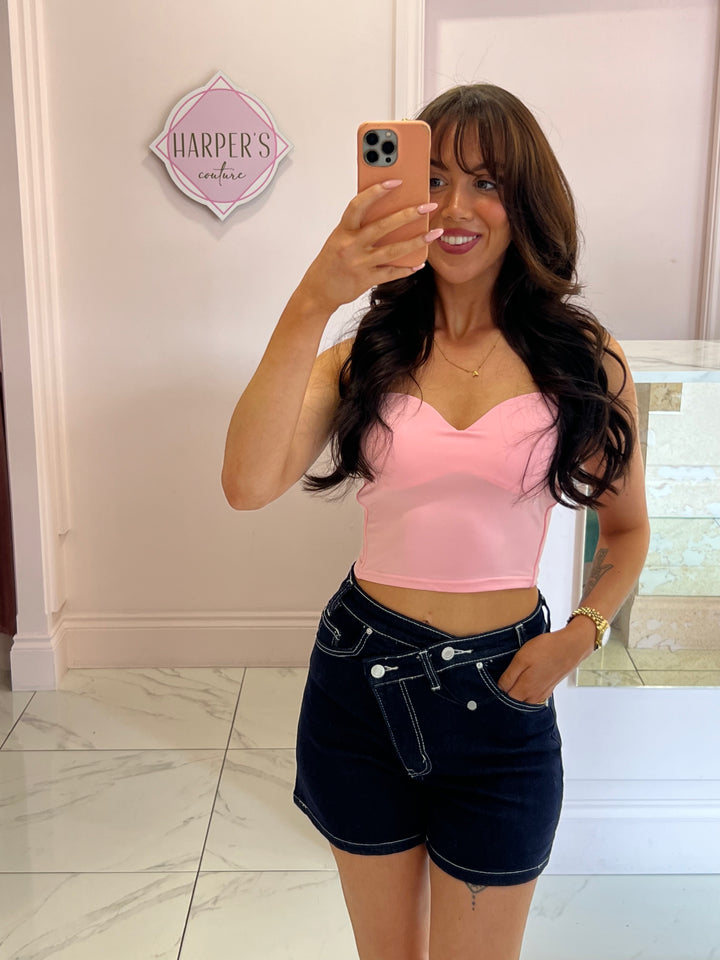 Laya Indigo Denim Shorts