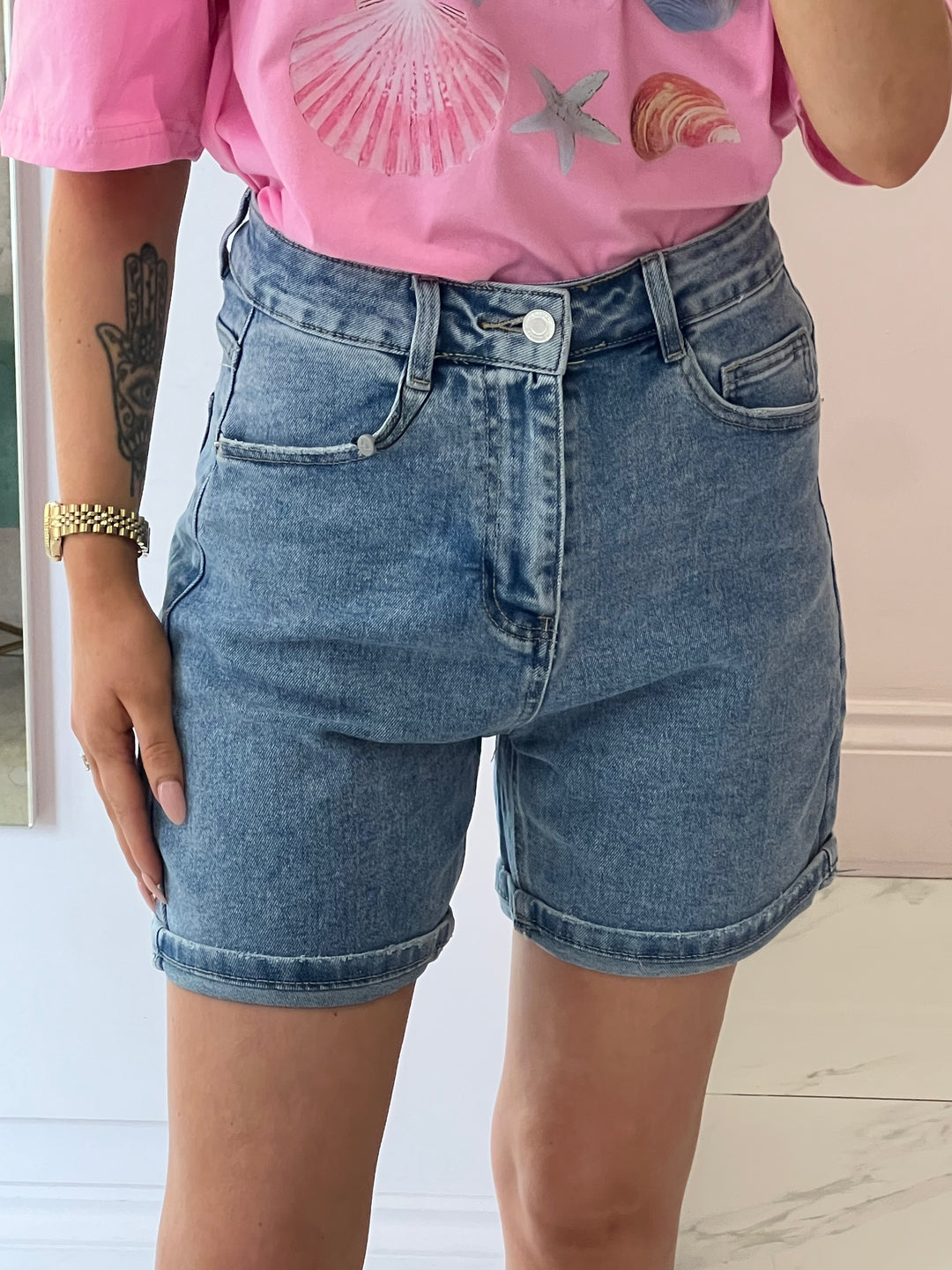 Ebony Denim Shorts
