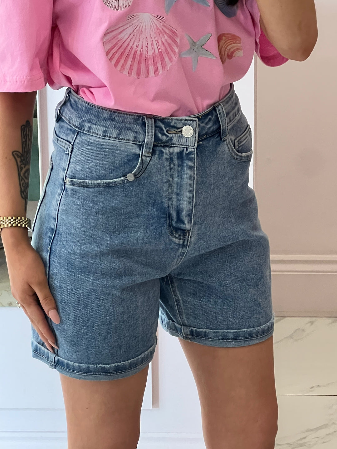 Ebony Denim Shorts