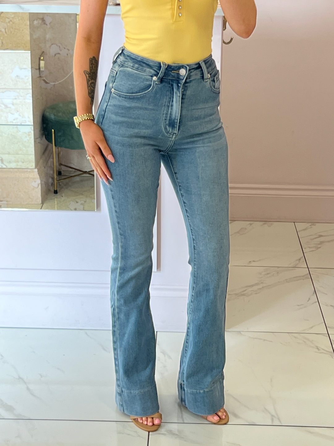 Verity Skinny Flare Jeans