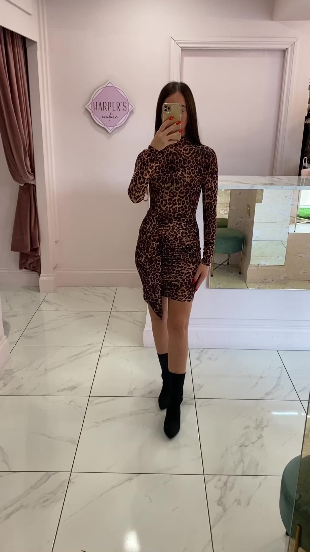 Mandy Slinky Long Sleeve Dress